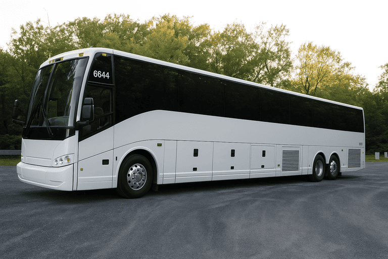 exterior of Bend Coach Bus Service coach bus