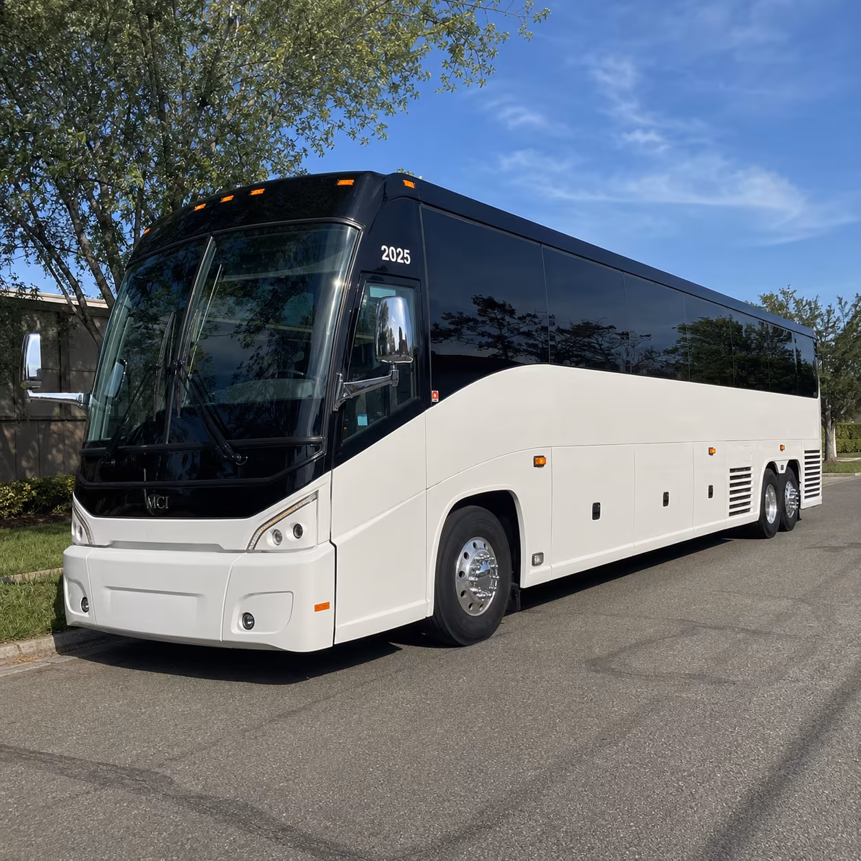 56 passenger charter bus