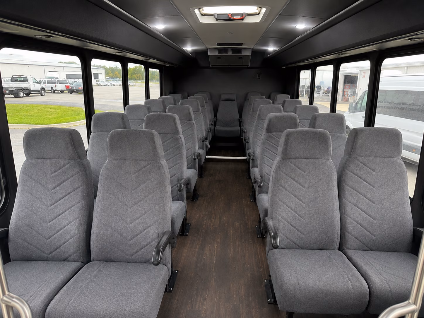 bend 15 passenger minibus inside