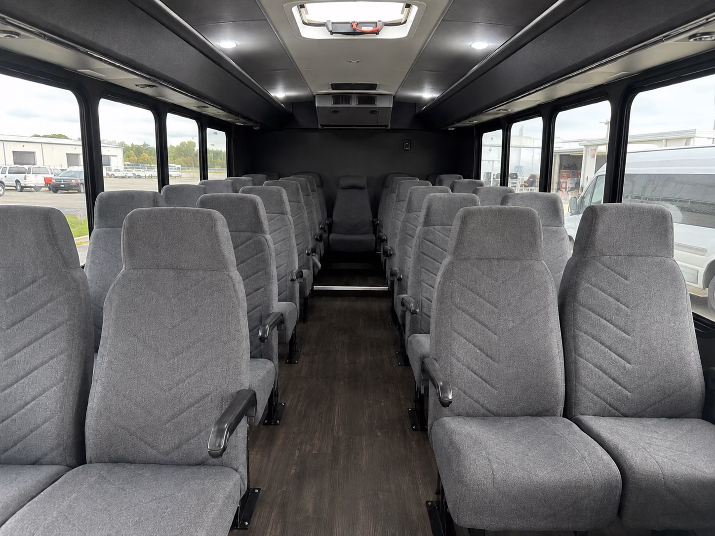 bend 15 passenger minibus interior