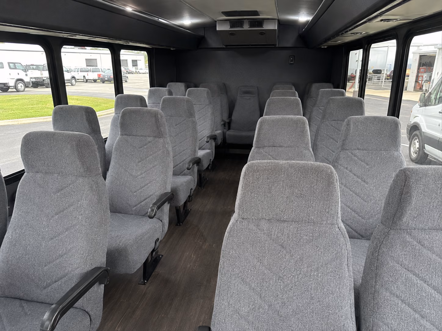 bend 20 passenger minibus inside