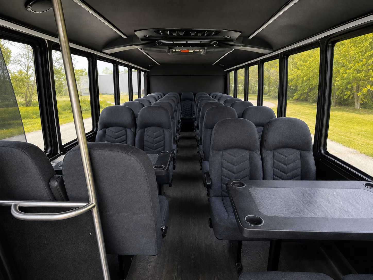 bend 20 passenger minibus interior