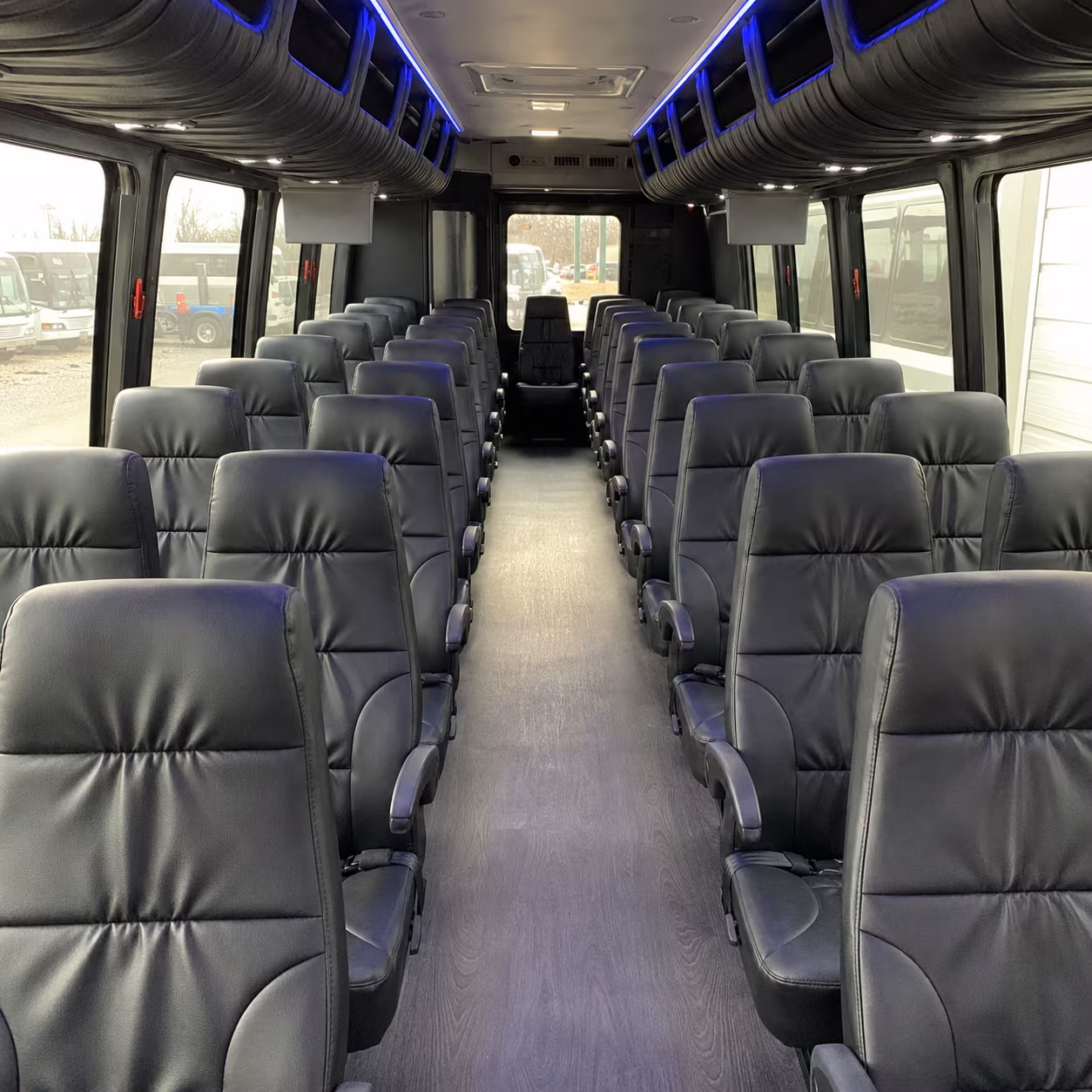 bend 30 passenger minibus inside