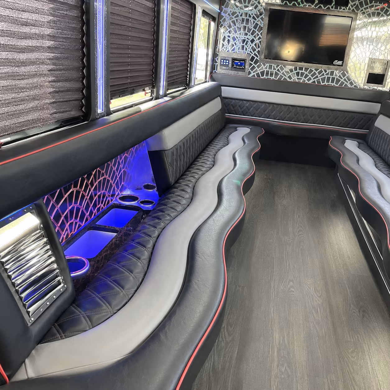 bend concert live music venues party bus rental