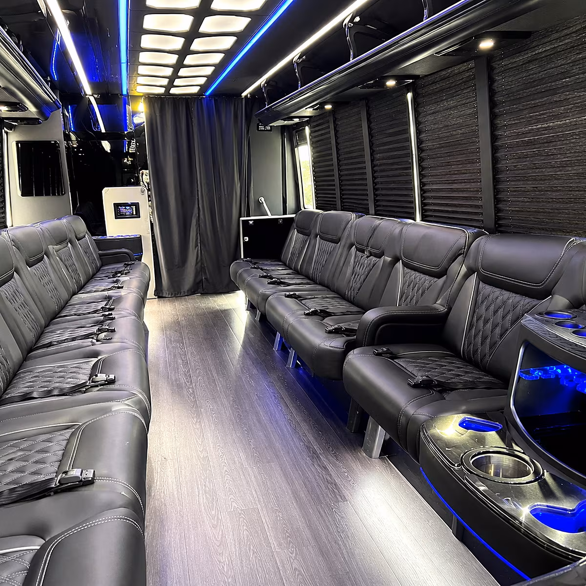 bend party bus interior