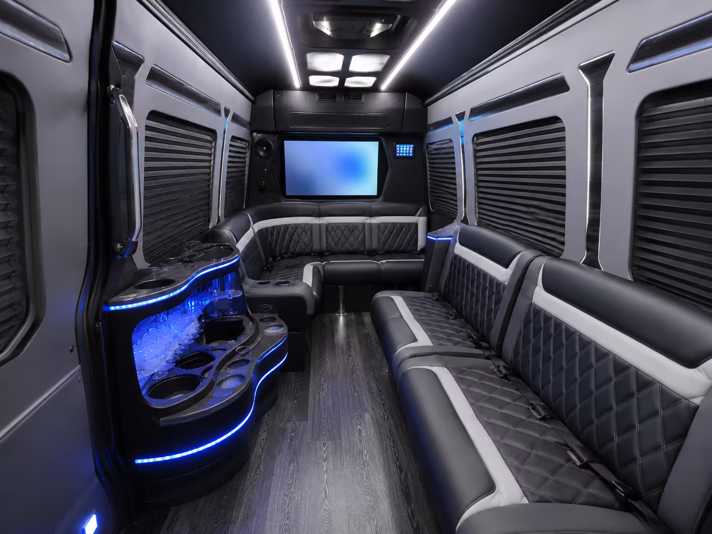 bend sprinter limousine inside