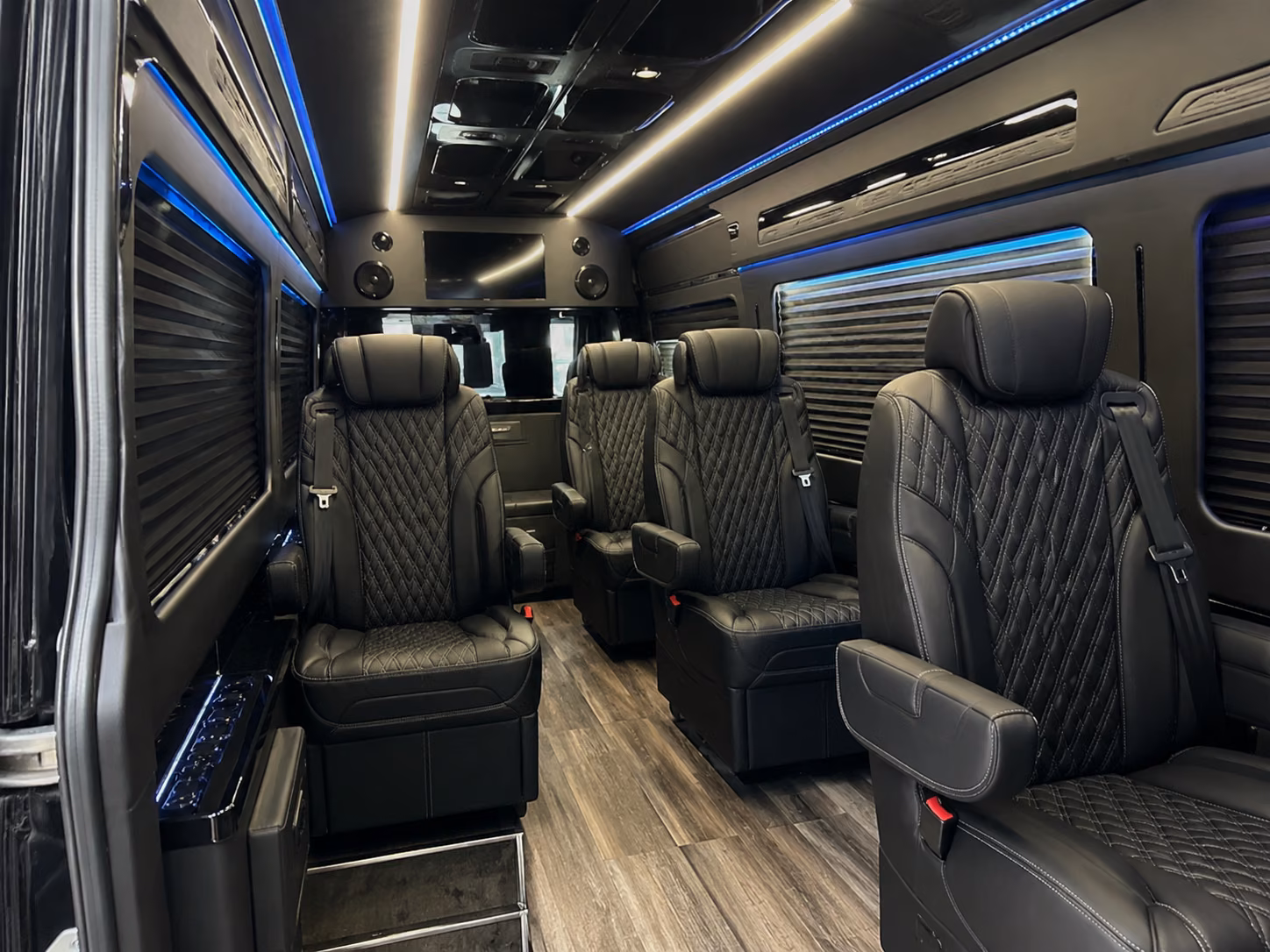 bend sprinter van with driver interior