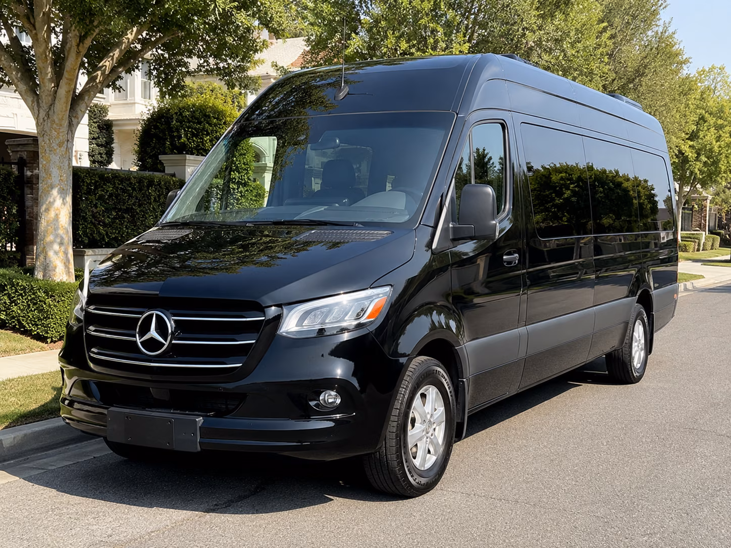 bend sprinter van with driver