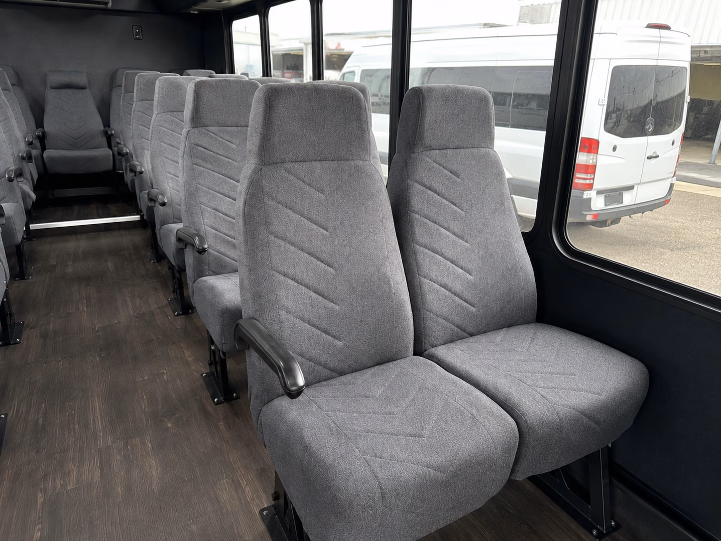 bend wedding transportation onboard seating